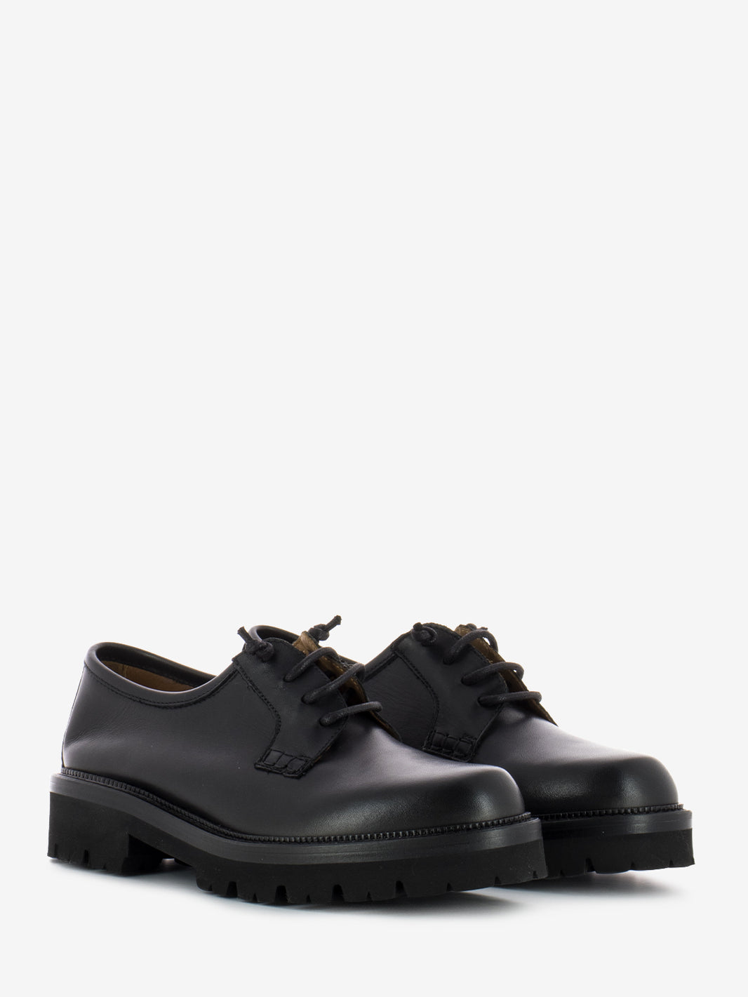 Scarpe derby carro armato nero
