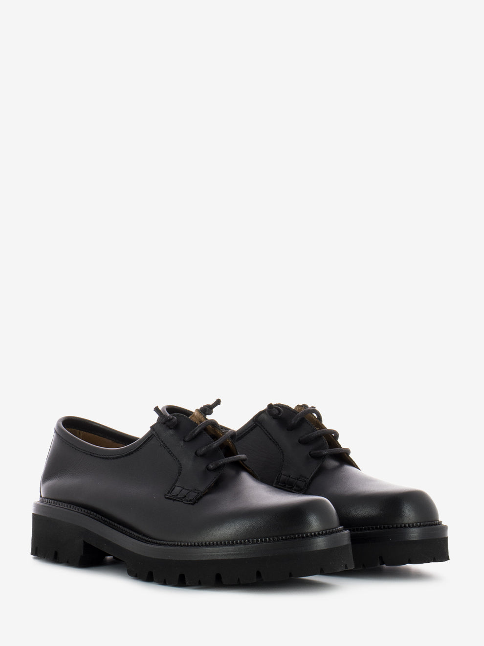Scarpe derby carro armato nero