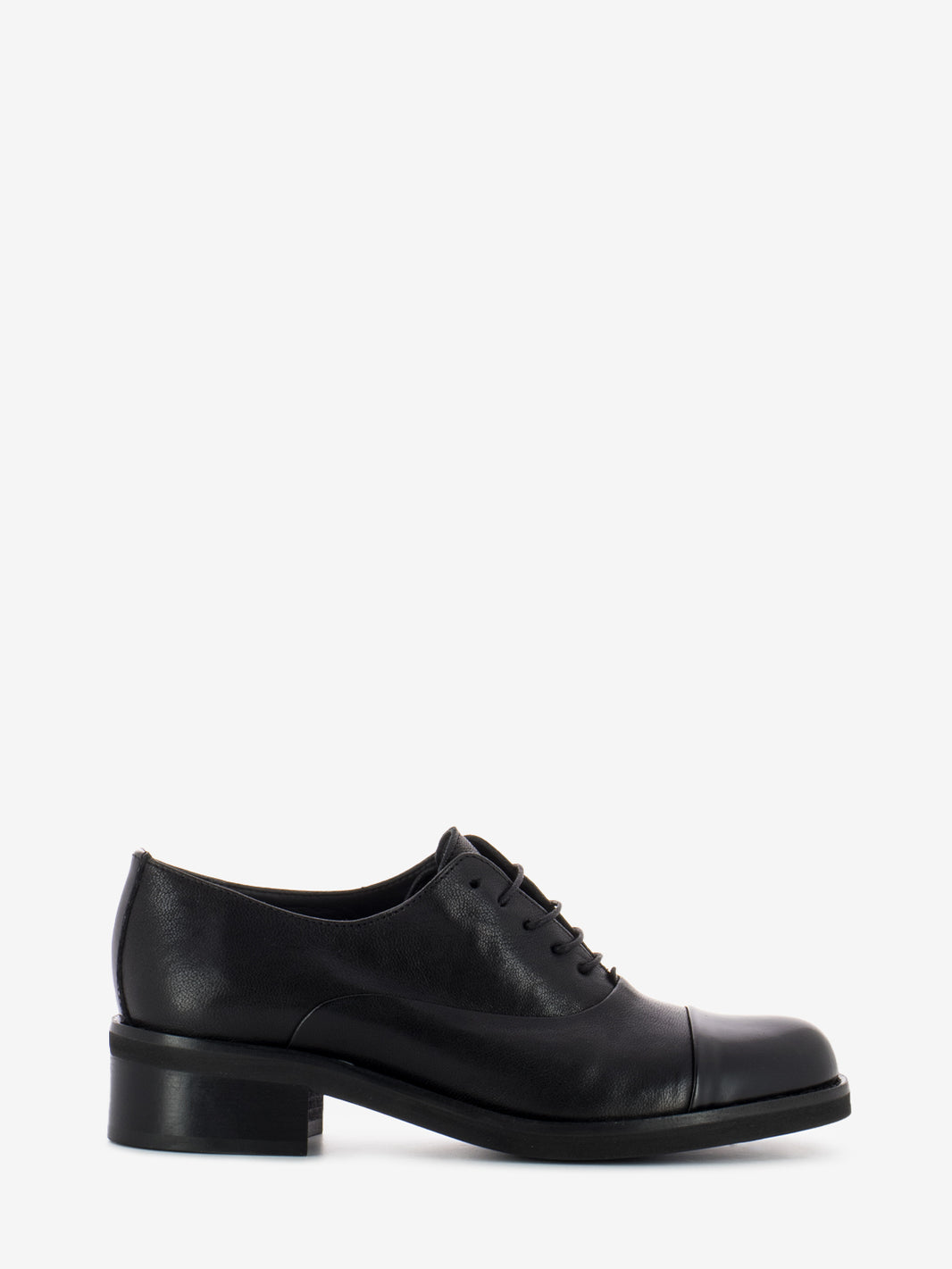 Scarpe Oxford Meg punta lucida nere