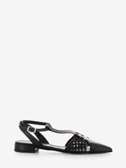 STIMM - Slingback a punta nera