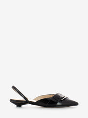 STIMM - Slingback bassa a punta con cinturino nero