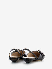 STIMM - Slingback bassa a punta con cinturino nero