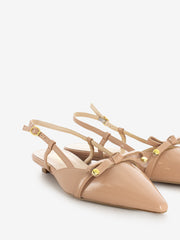 STIMM - Slingback naplak nude