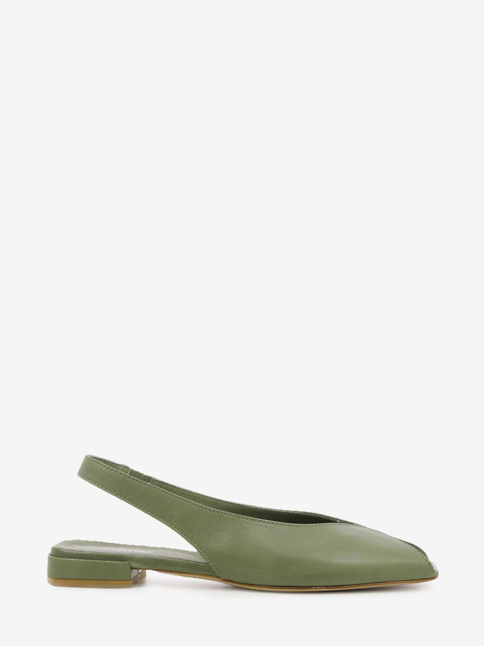 Slingback punta quadrata salvia