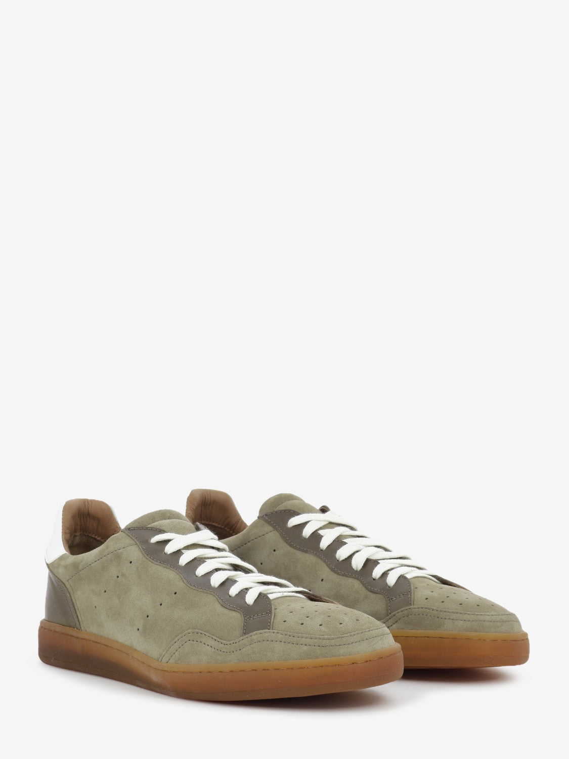 Sneakers in suede Amerigo verde