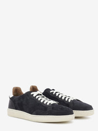 Sneakers in suede Arturo blu