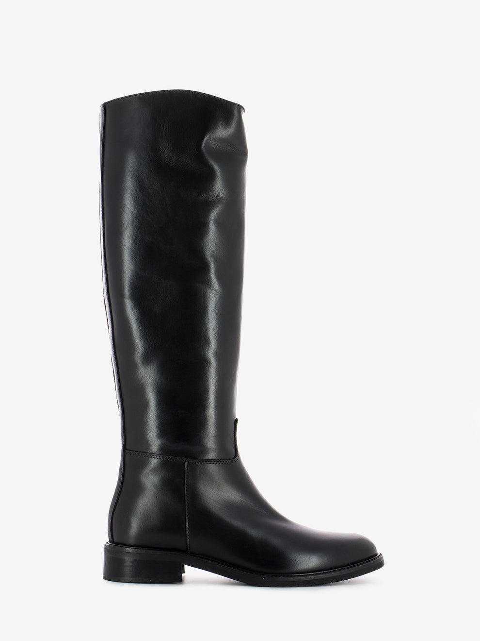 Stivale in crast zip laterale nero
