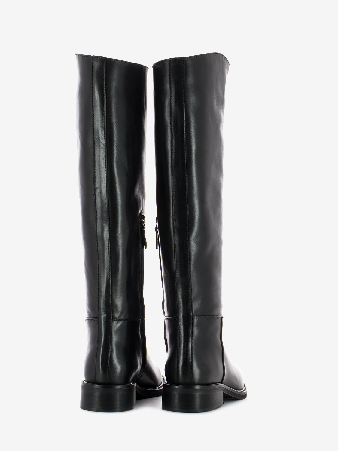 Stivale in crast zip laterale nero