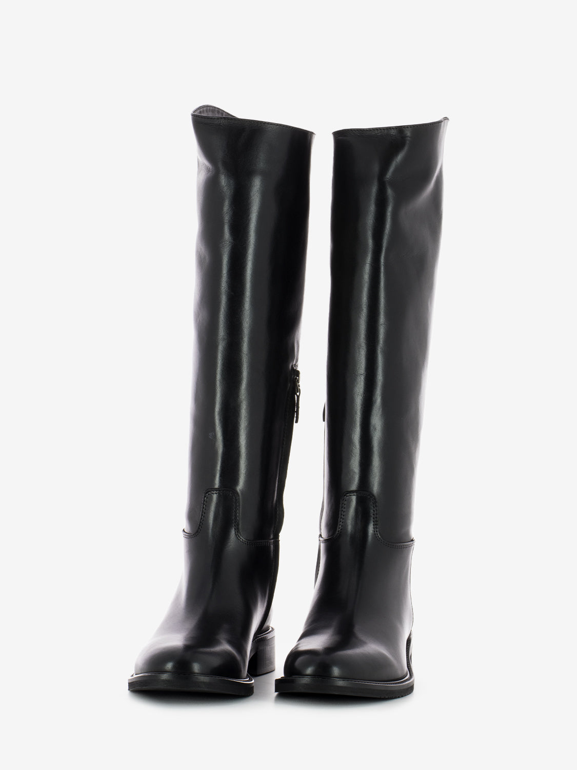 Stivale in crast zip laterale nero