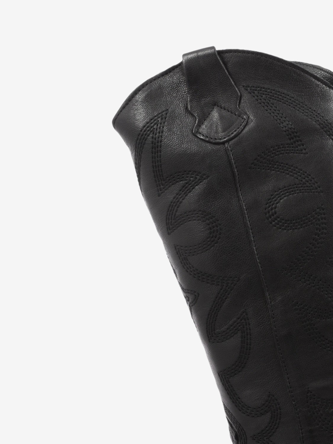 Stivale texano Luna in pelle nero