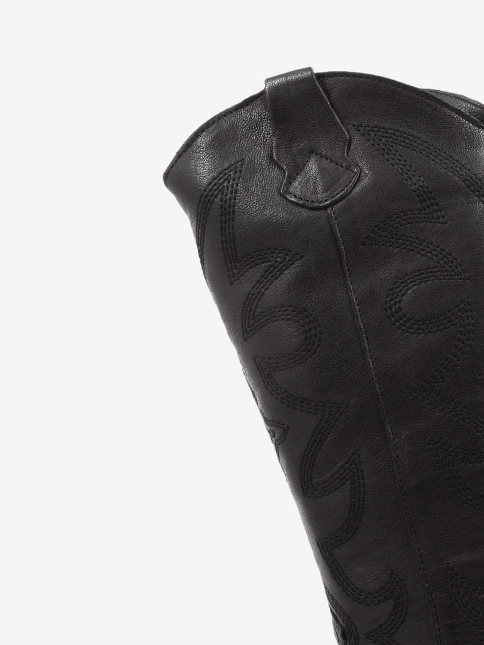 Stivale texano Luna in pelle nero