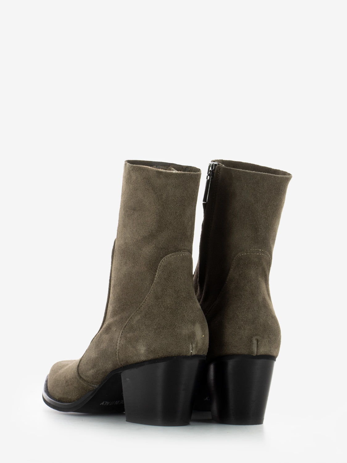 Stivaletti texani Gaia in camoscio taupe
