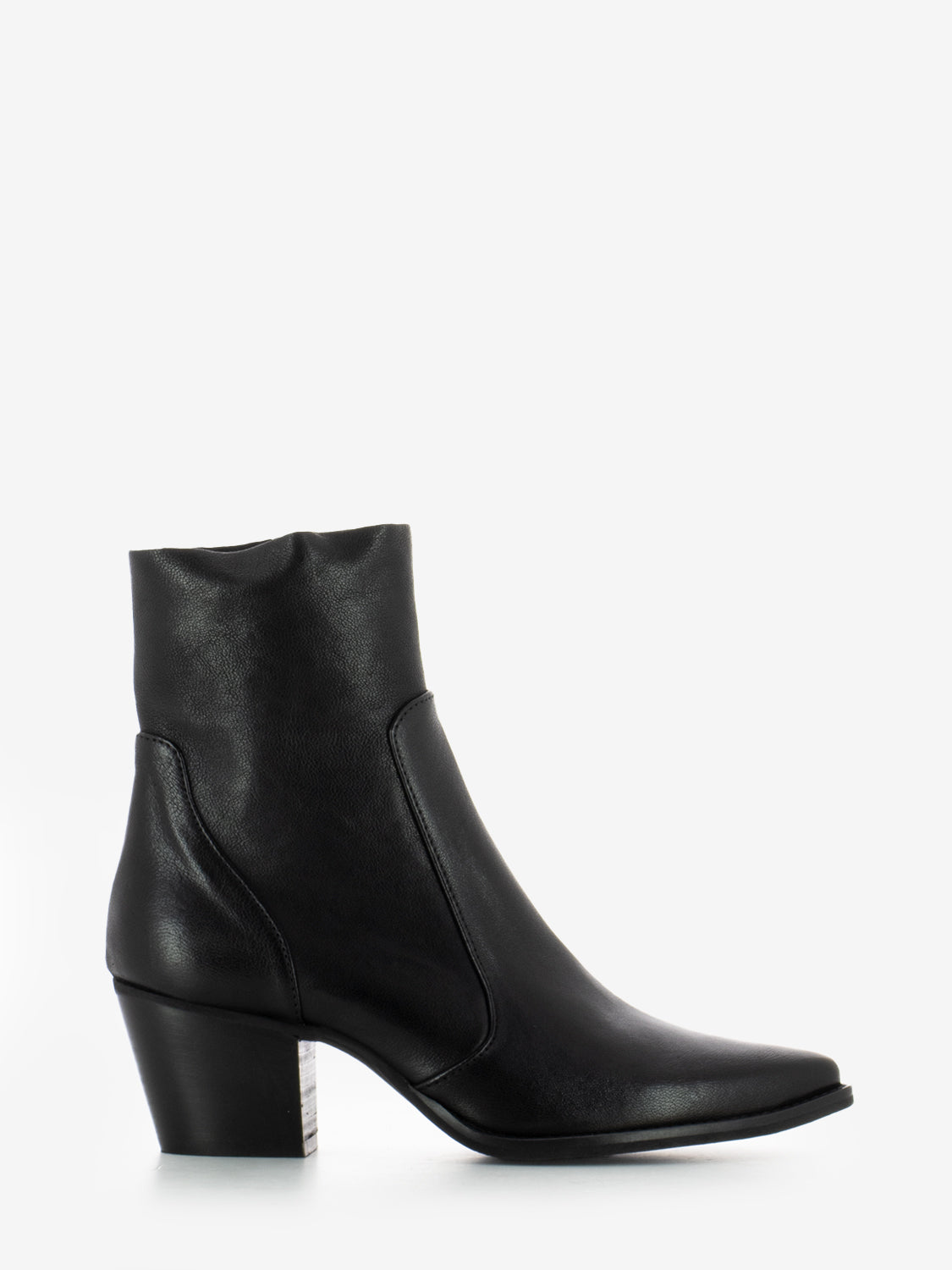 Stivaletti texani Gaia in pelle nera