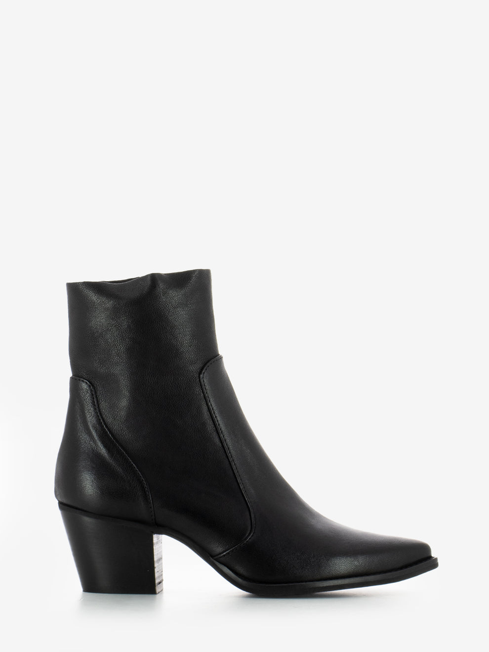 Stivaletti texani Gaia in pelle nera