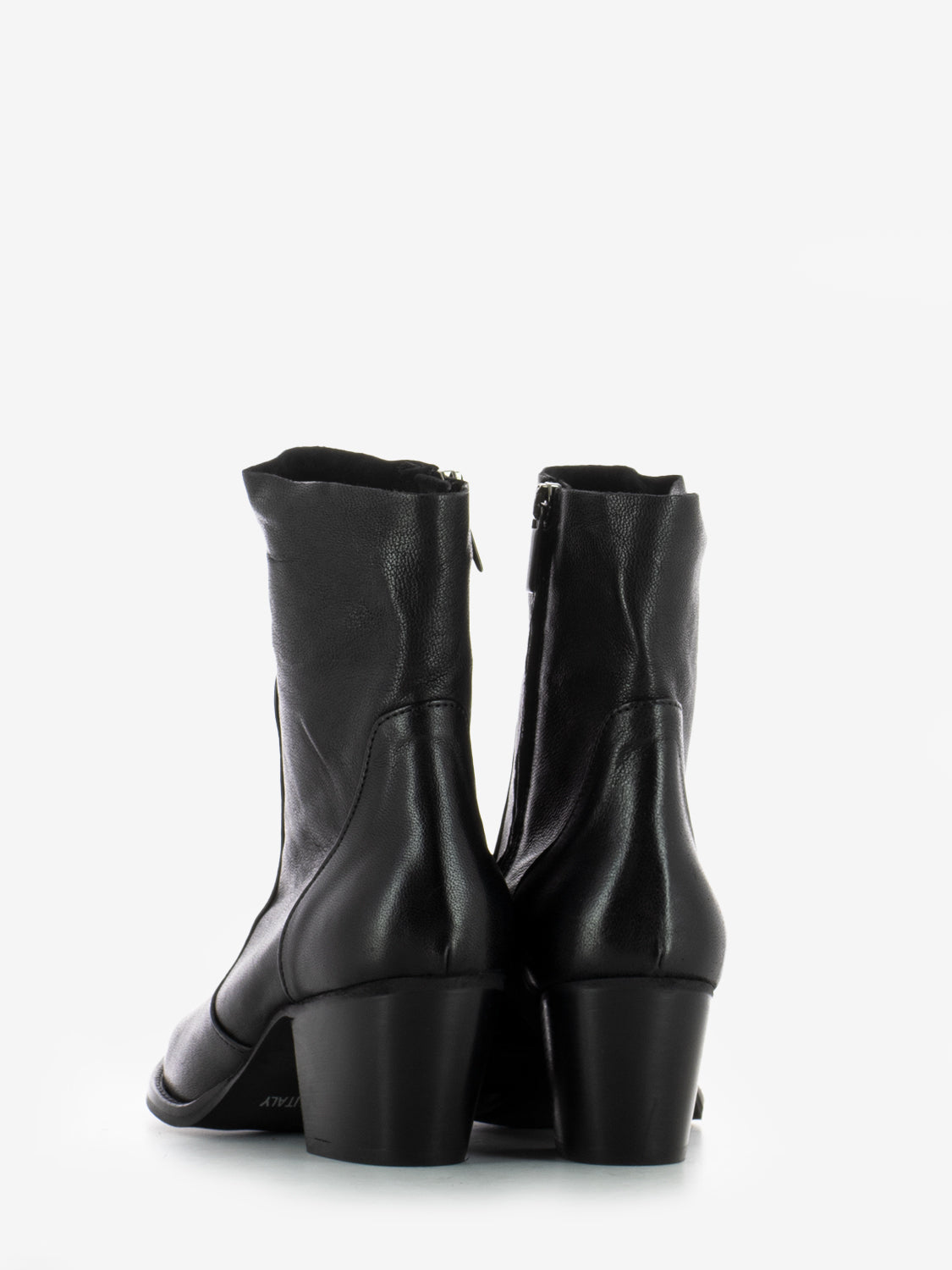 Stivaletti texani Gaia in pelle nera
