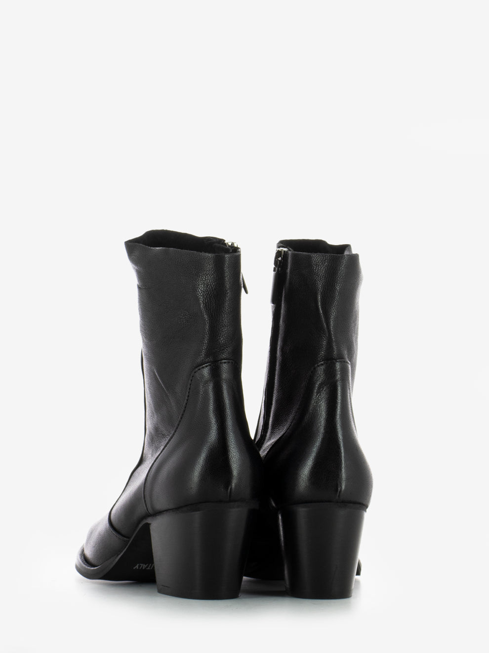 Stivaletti texani Gaia in pelle nera