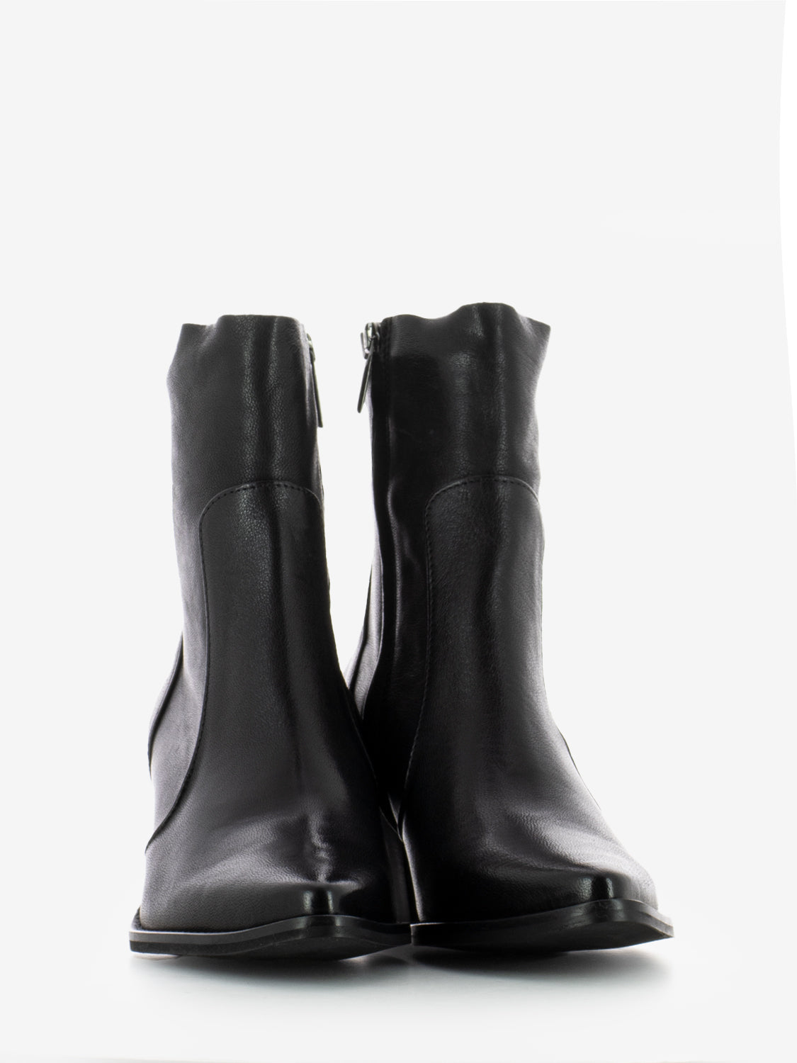 Stivaletti texani Gaia in pelle nera