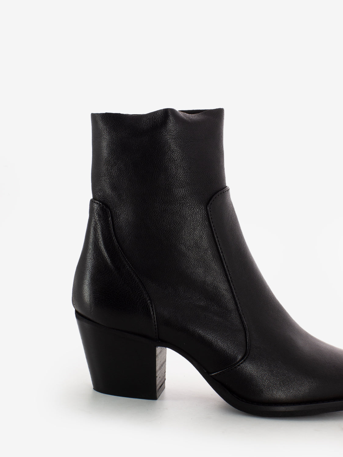 Stivaletti texani Gaia in pelle nera