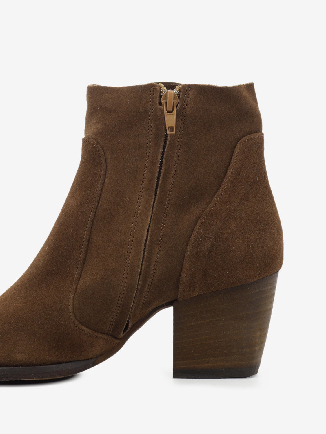 Luna chocolate suede cowboy boots