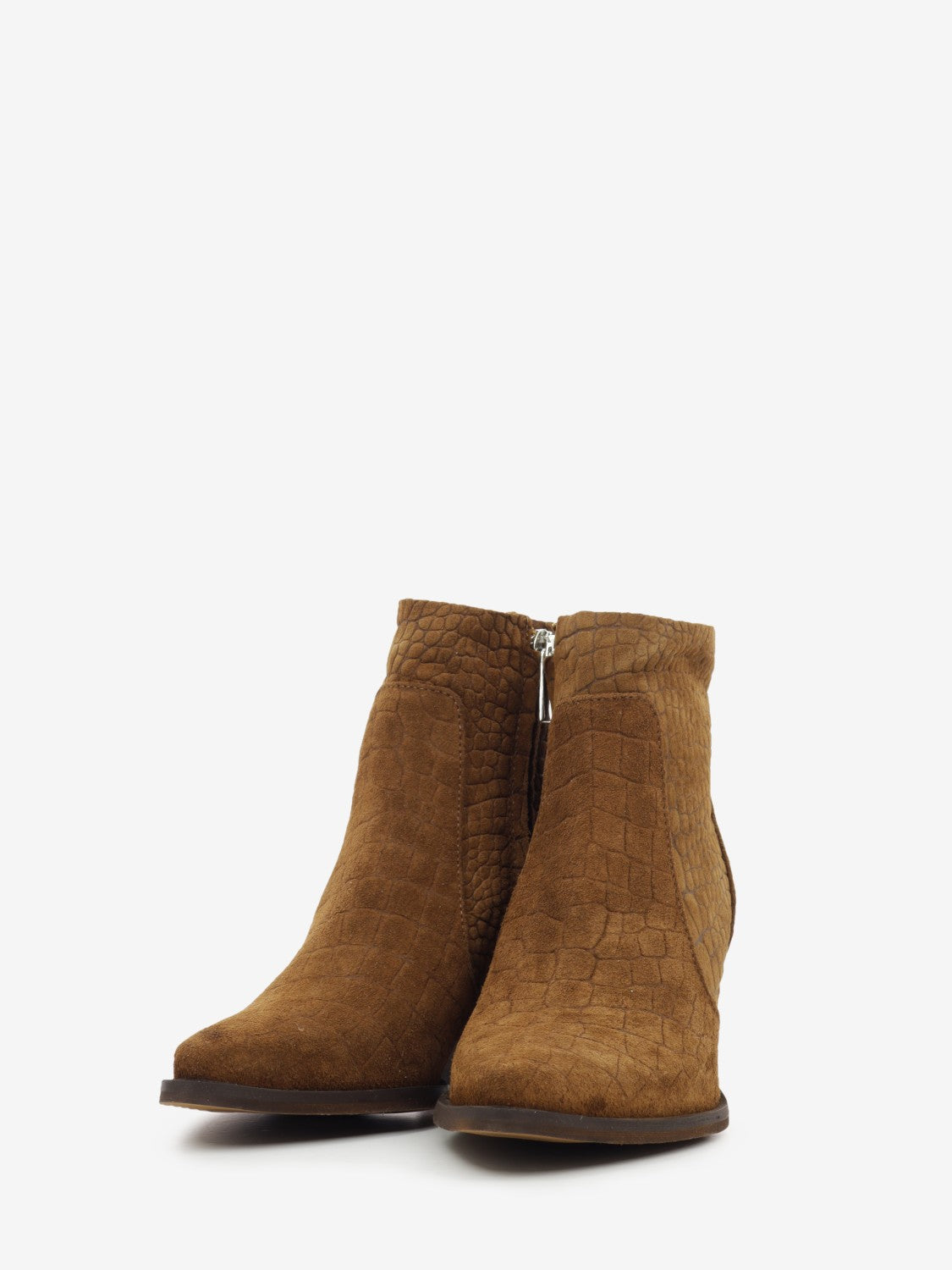 Luna coconut suede cowboy boots