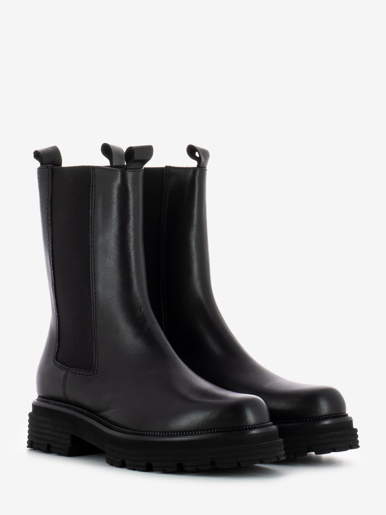 STIMM - Stivaletto combat 3269 in pelle nero