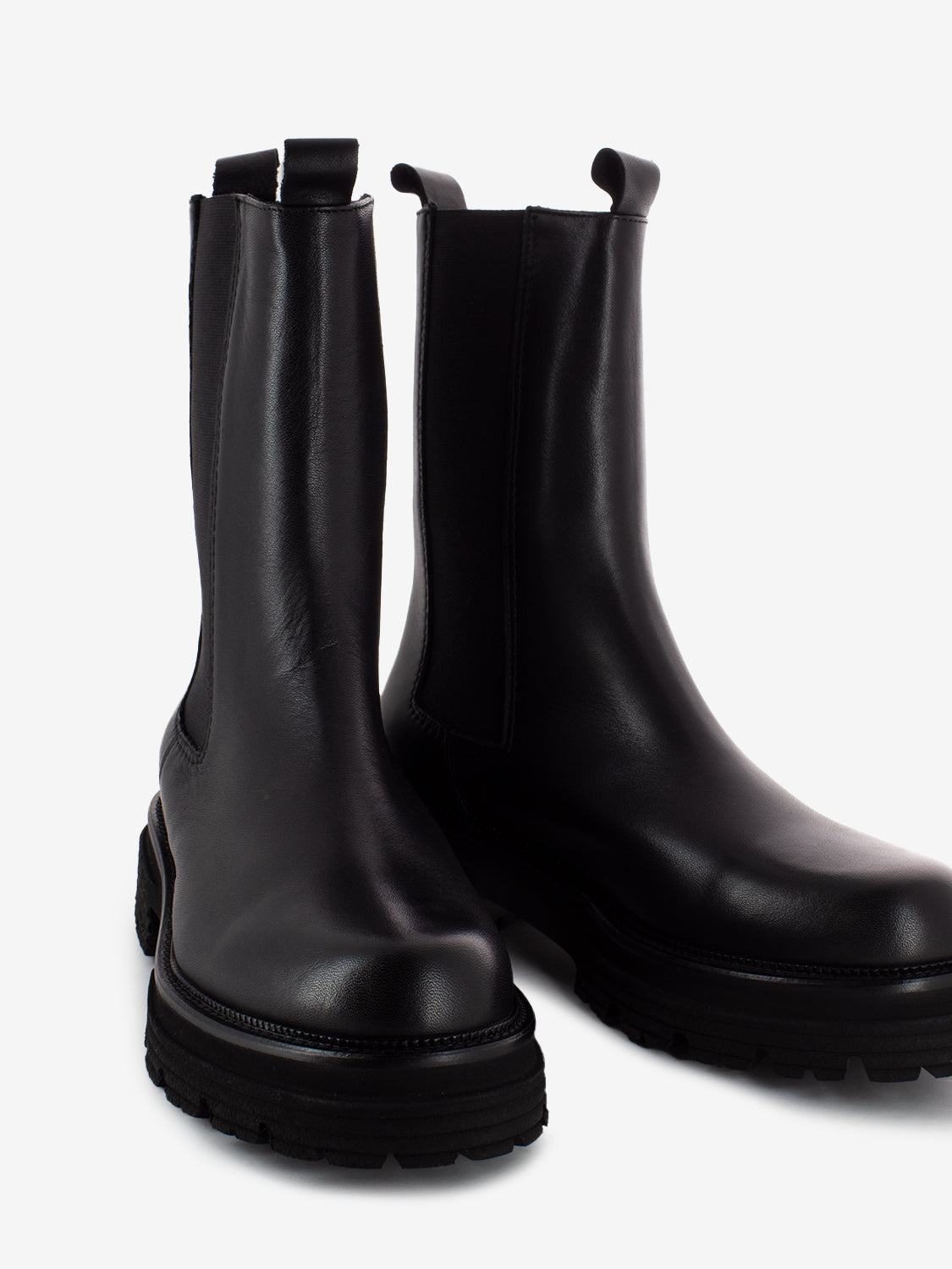 Combat ankle boot 3269 in black leather