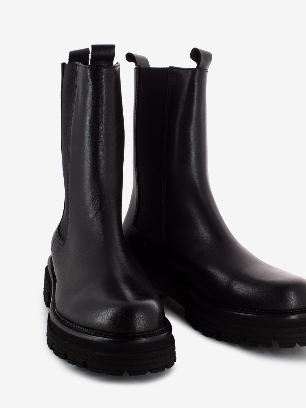 Combat ankle boot 3269 in black leather