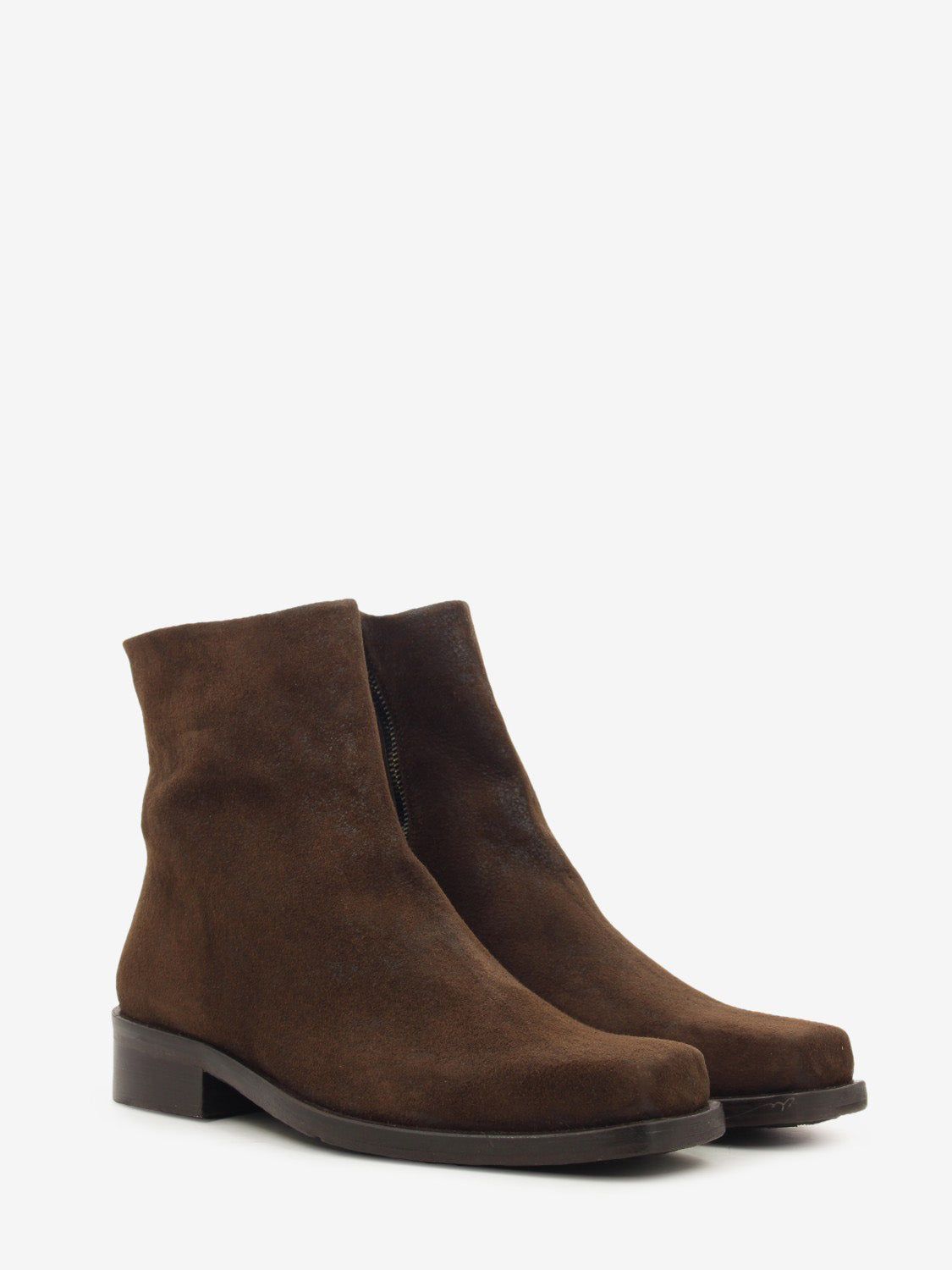 BROWN SUEDE ANKLE BOOT MARS1/2