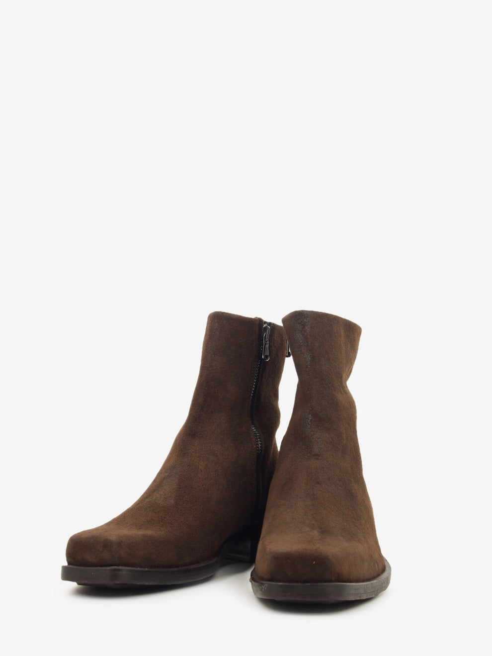 BROWN SUEDE ANKLE BOOT MARS1/2