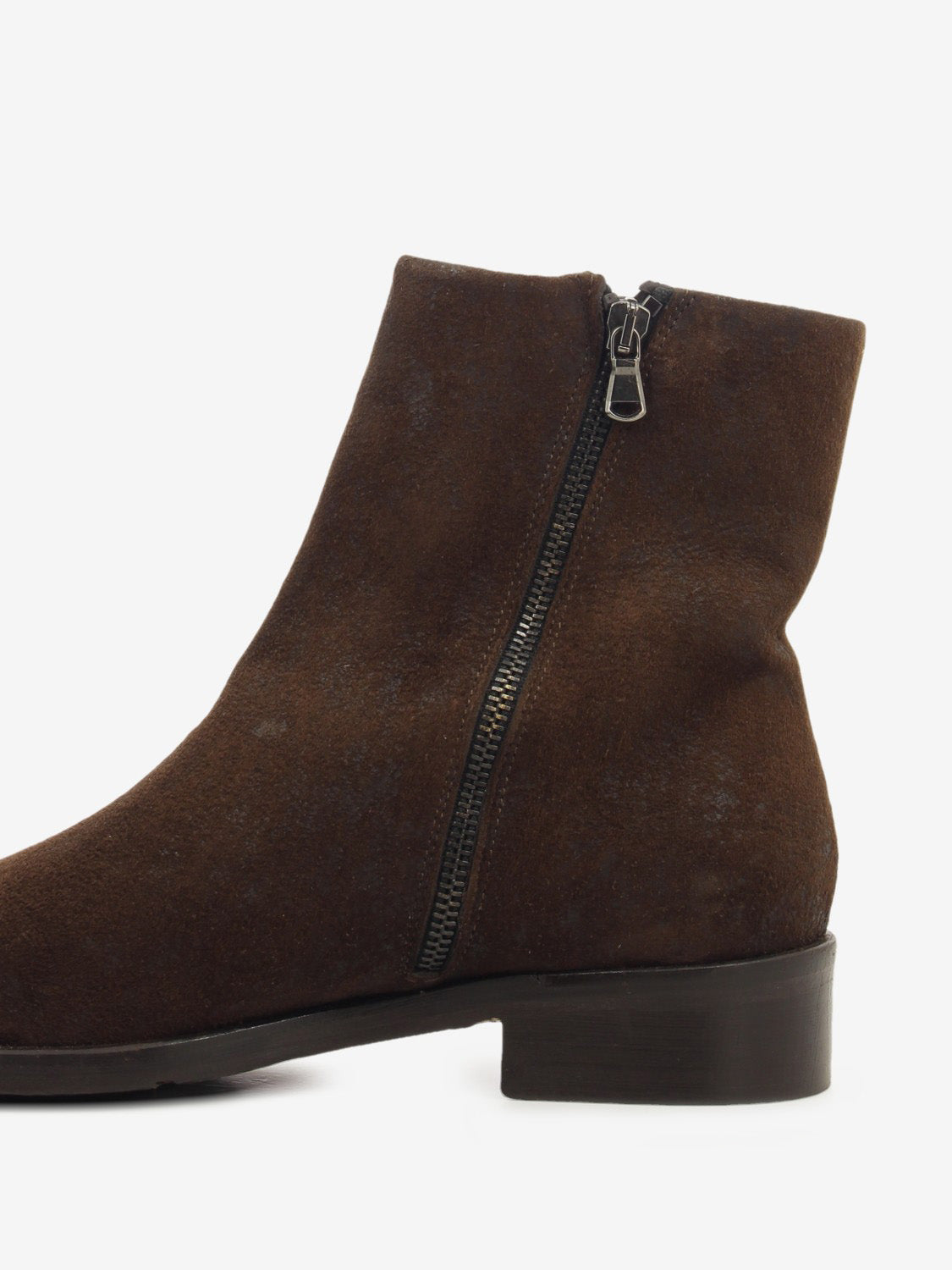 BROWN SUEDE ANKLE BOOT MARS1/2