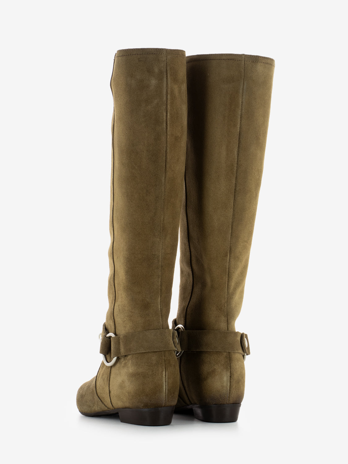 BEIGE SUEDE FRINGE BOOT GS2927/16_CAM/BEER