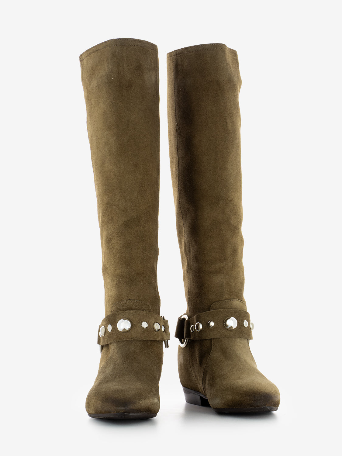 BEIGE SUEDE FRINGE BOOT GS2927/16_CAM/BEER