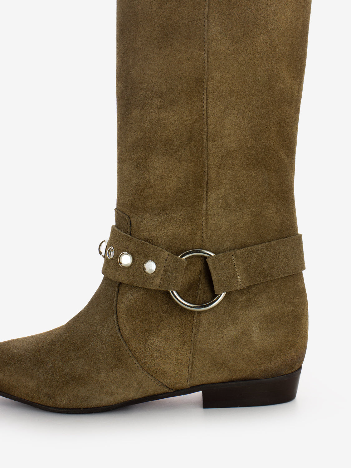 BEIGE SUEDE FRINGE BOOT GS2927/16_CAM/BEER