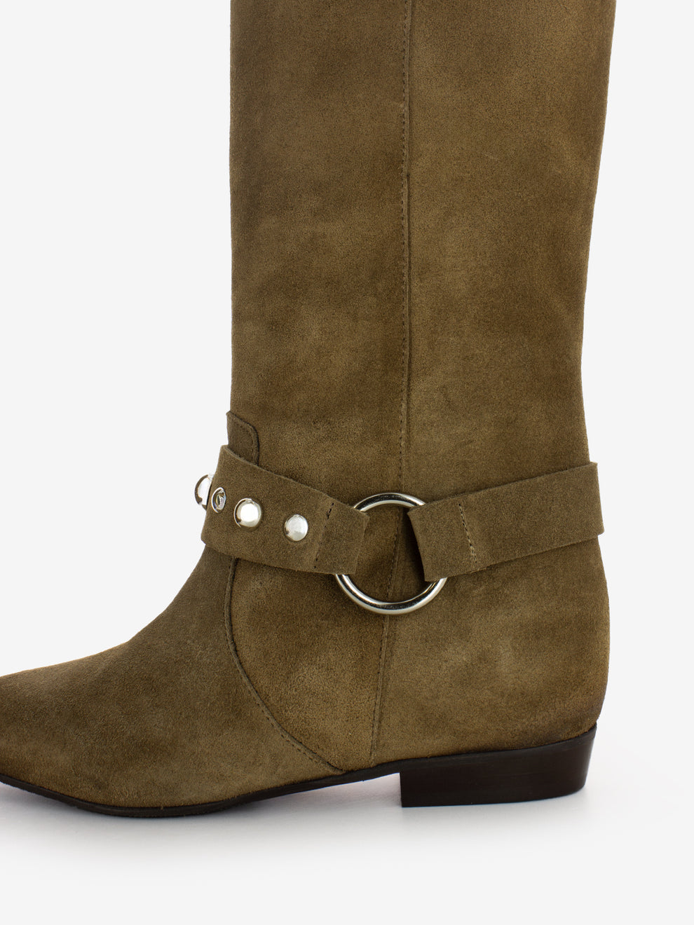 BEIGE SUEDE FRINGE BOOT GS2927/16_CAM/BEER