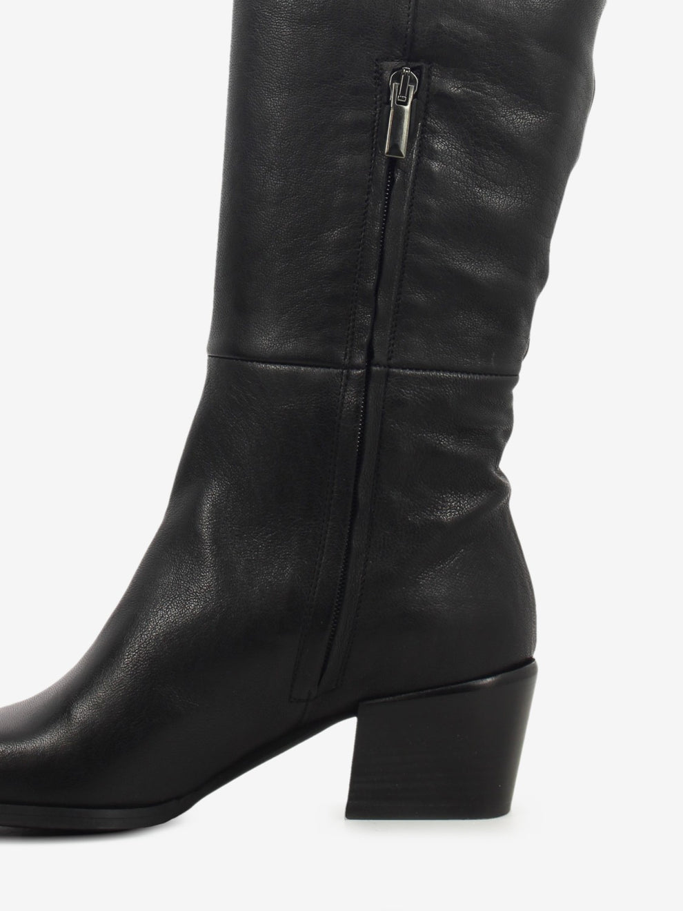 SQUARE TOE LEATHER BOOT BLACK RAYA-06_BLACK