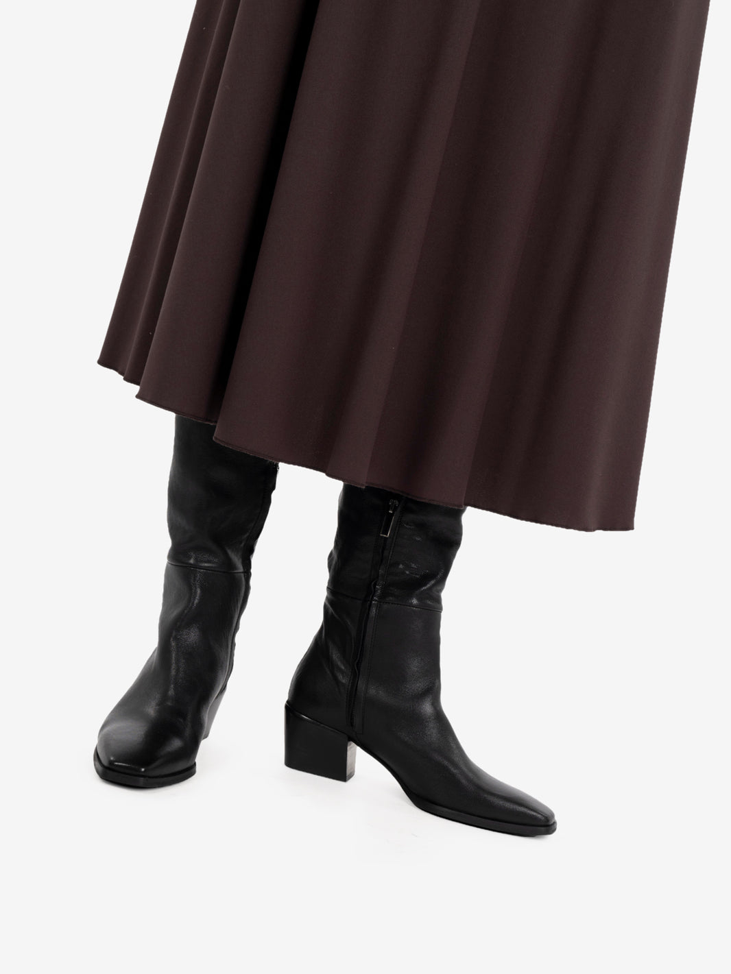 Stivali in pelle Raya nero