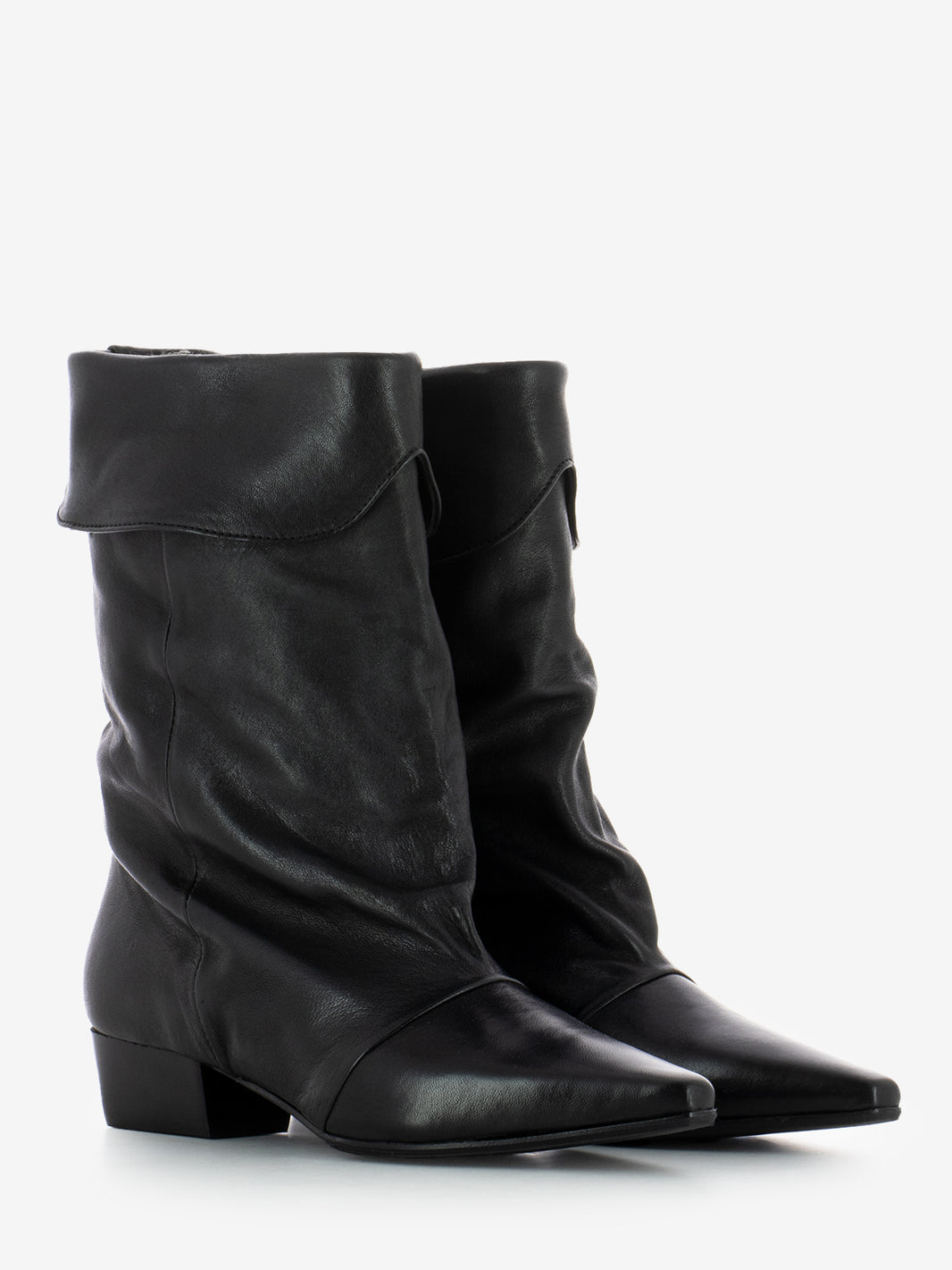 3 CM HEEL BLACK ANKLE BOOT 3118_NERO