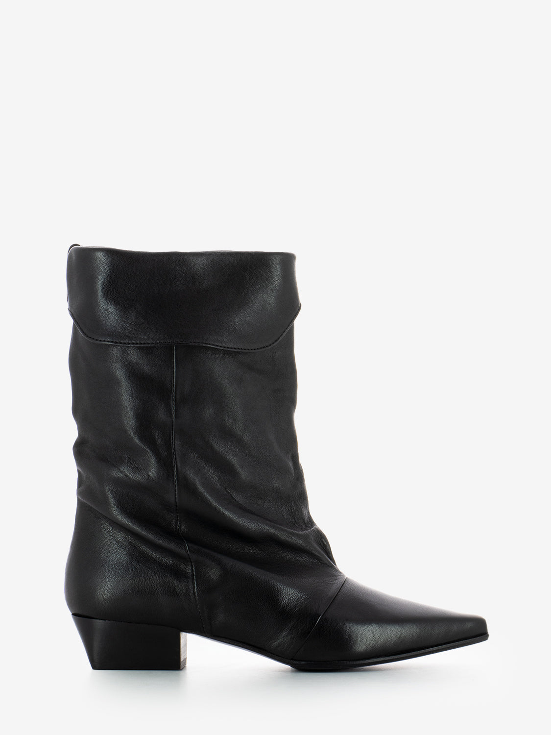 3 CM HEEL BLACK ANKLE BOOT 3118_NERO