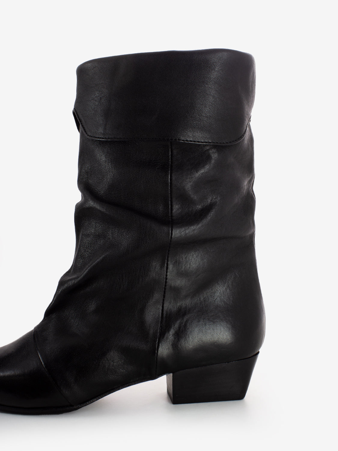 3 CM HEEL BLACK ANKLE BOOT 3118_NERO