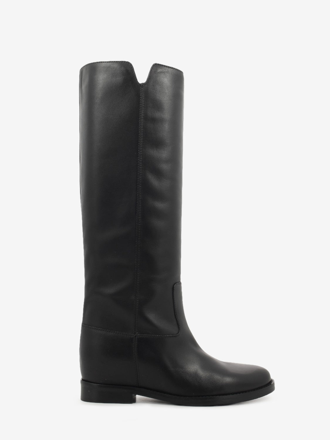 Stivali Velour in pelle nero