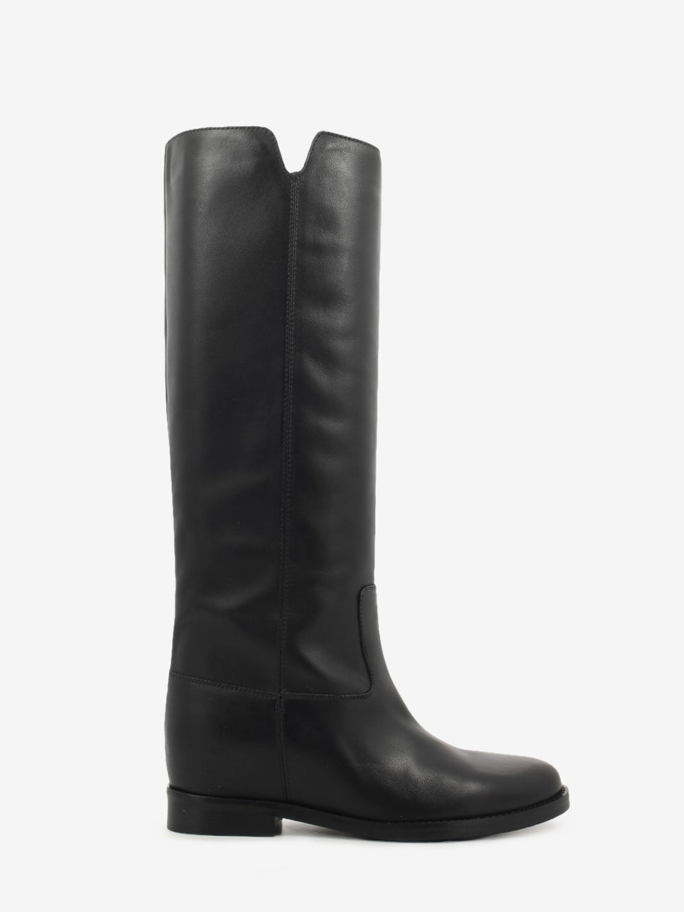 Stivali Velour in pelle nero