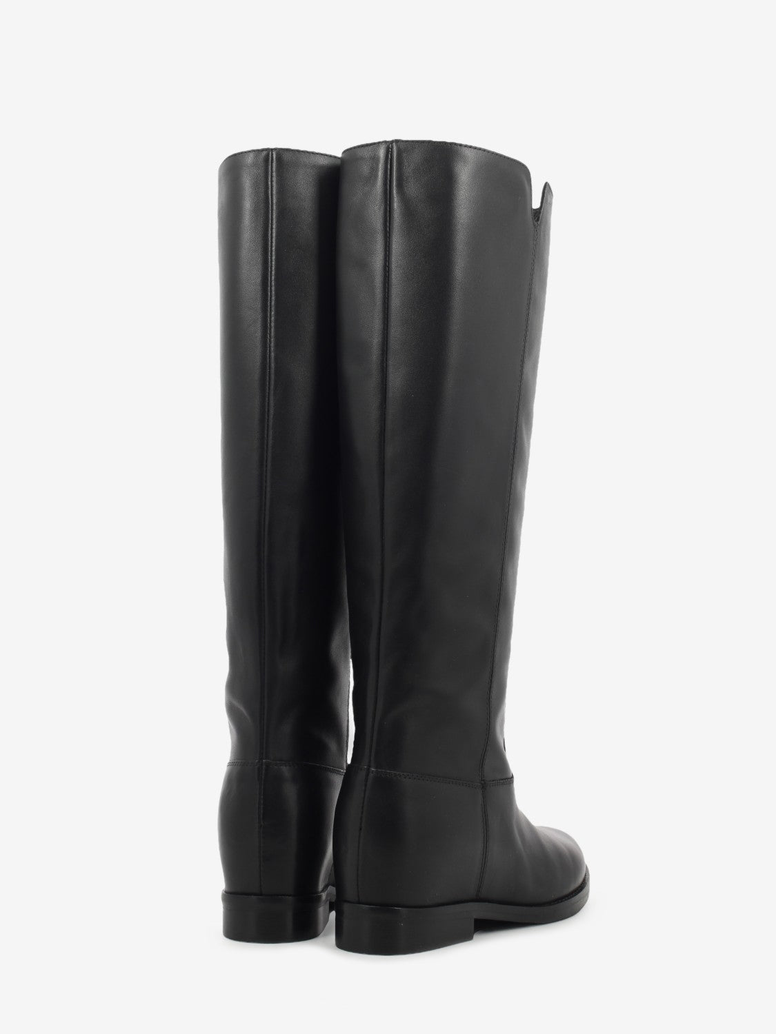 Stivali Velour in pelle nero