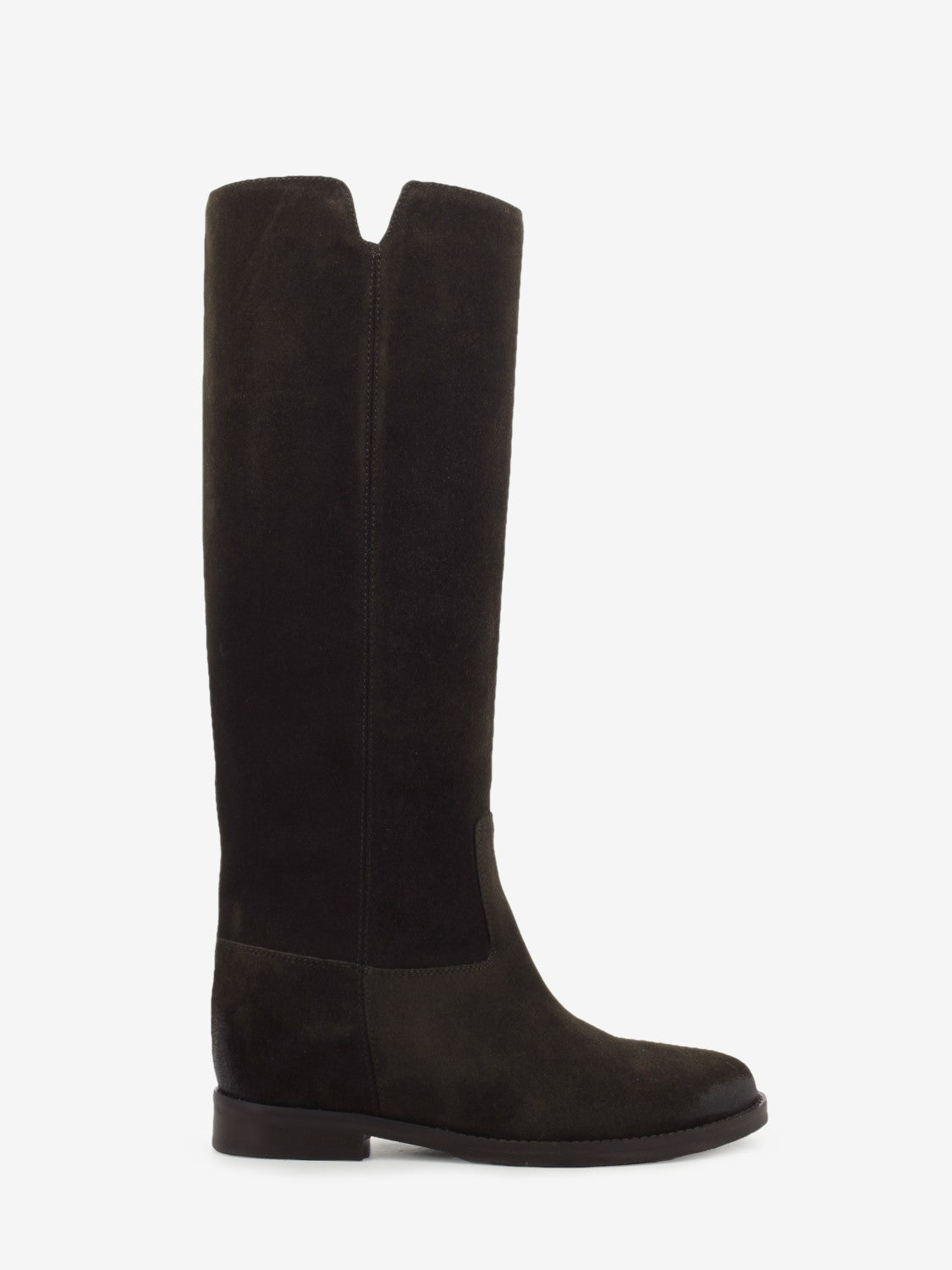 Stivali Velour in suede testa di moro