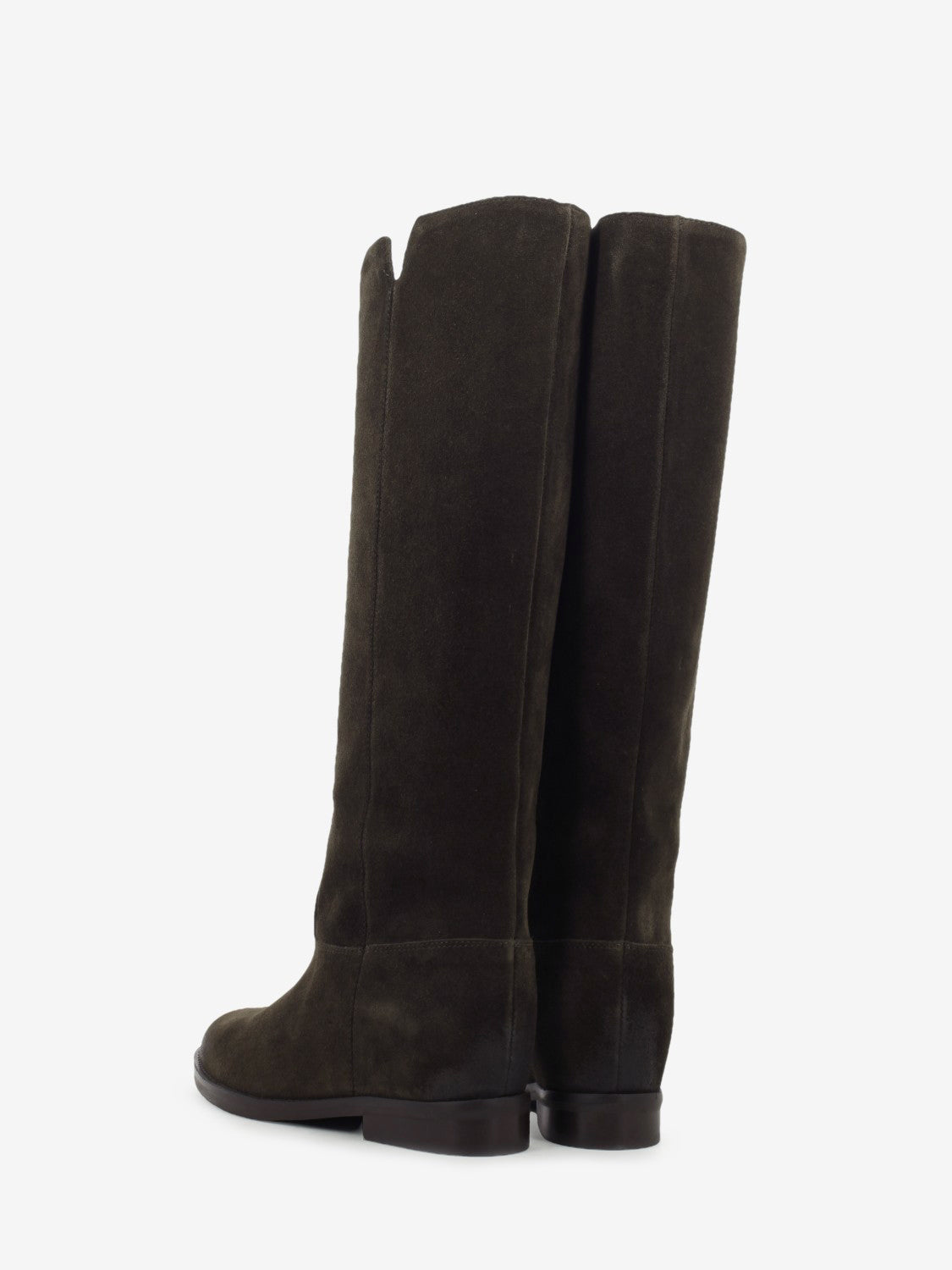 Stivali Velour in suede testa di moro