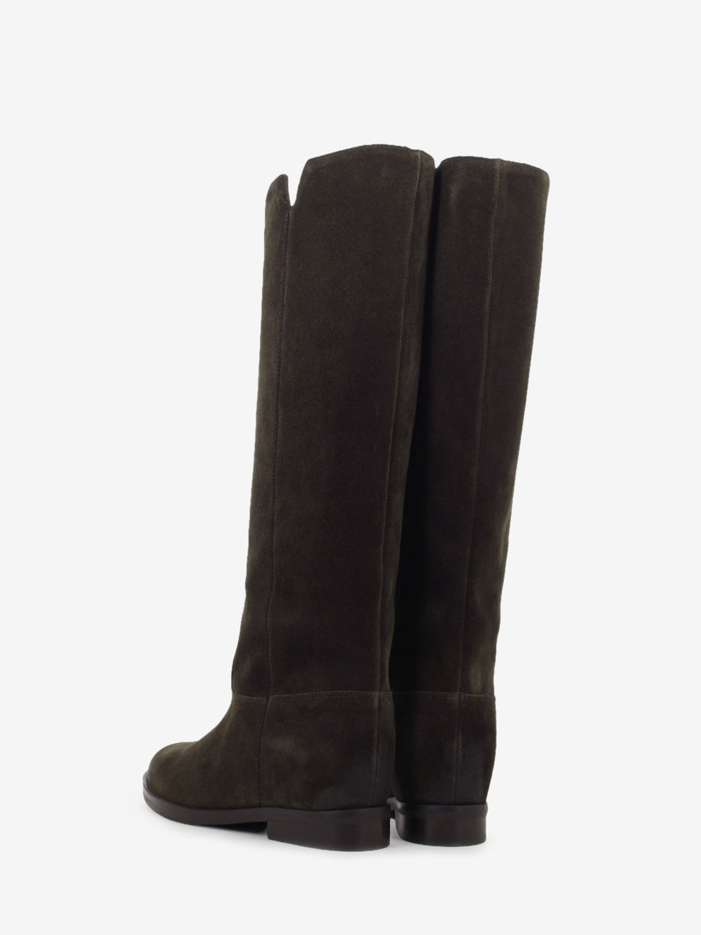 Stivali Velour in suede testa di moro