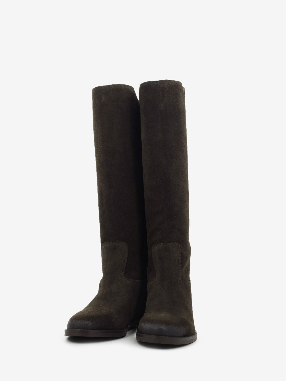 Stivali Velour in suede testa di moro