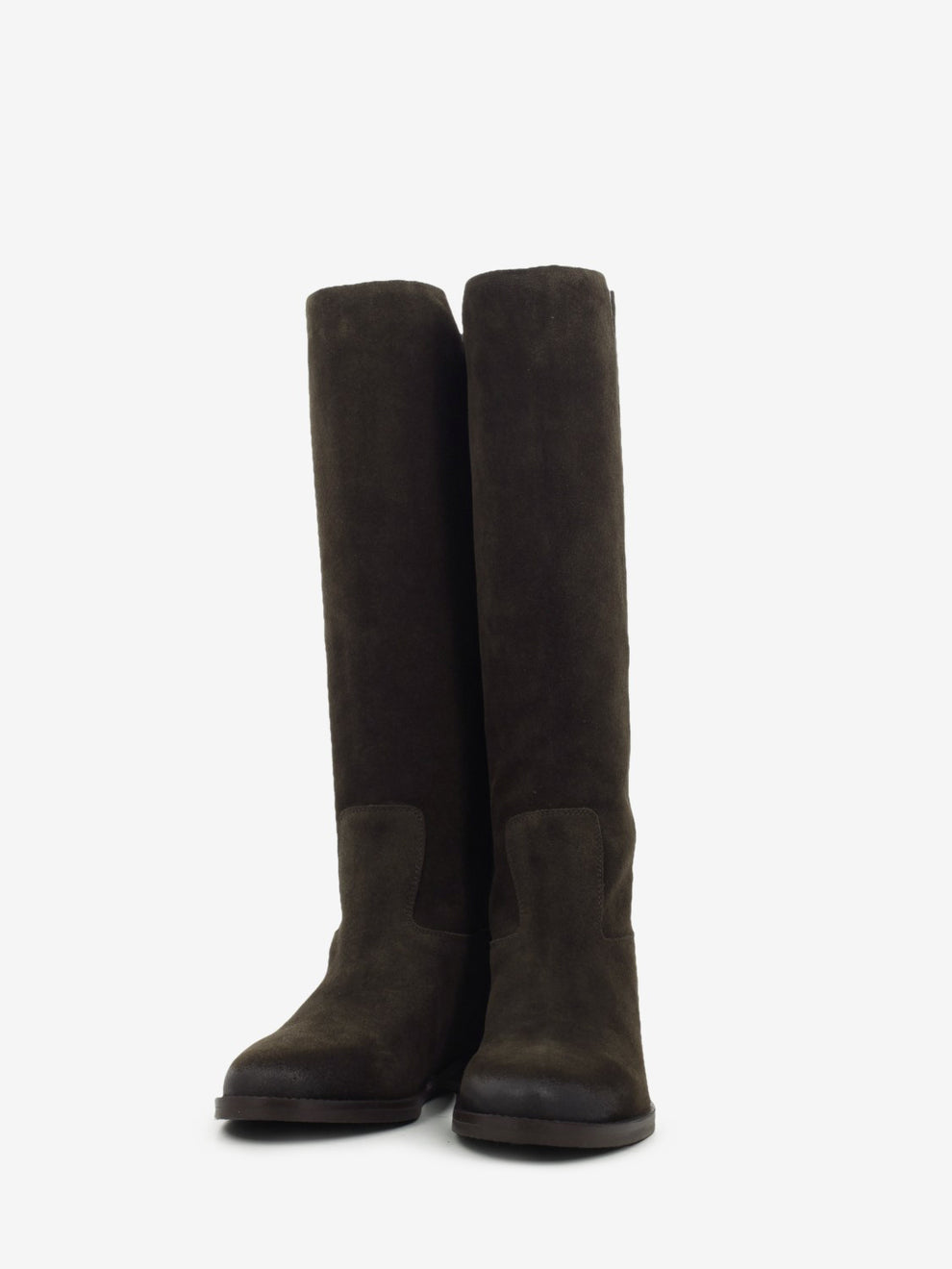 Stivali Velour in suede testa di moro