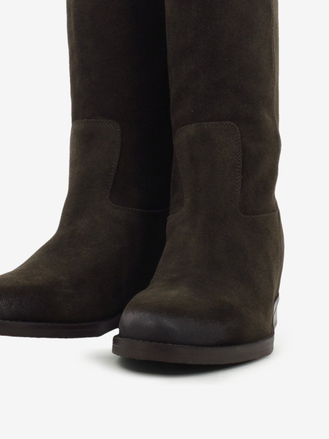 Stivali Velour in suede testa di moro