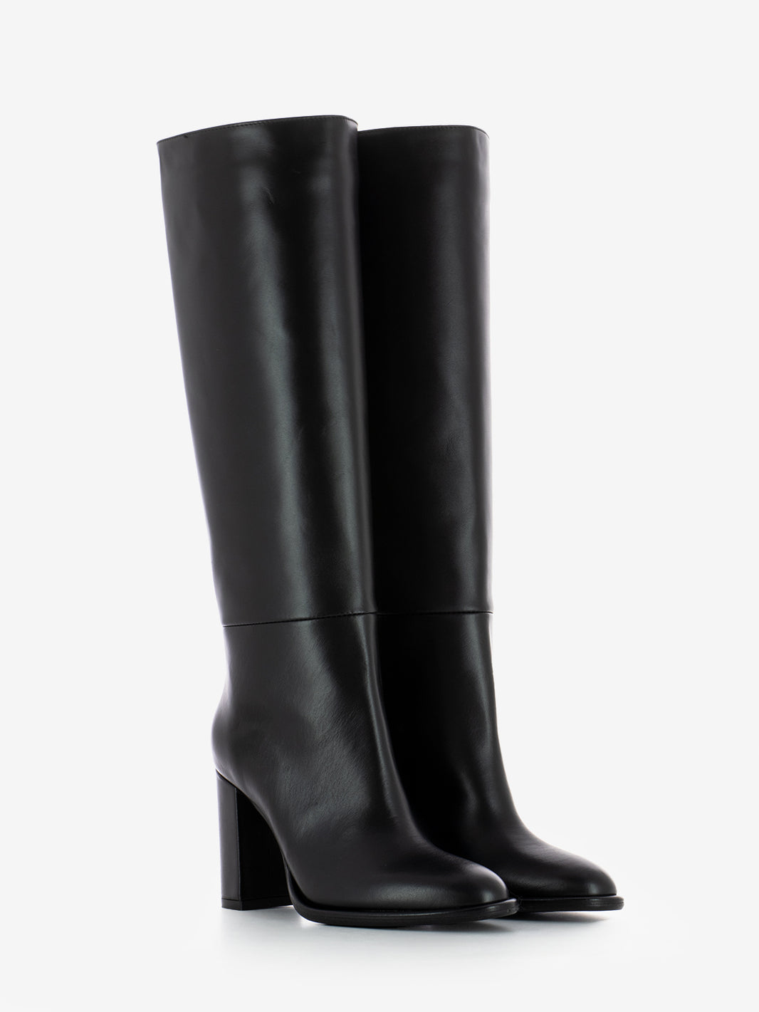BLACK CALF LEATHER BOOT T.90 R2461-VIT_BLK