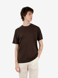 T-shirt basic cotone moka